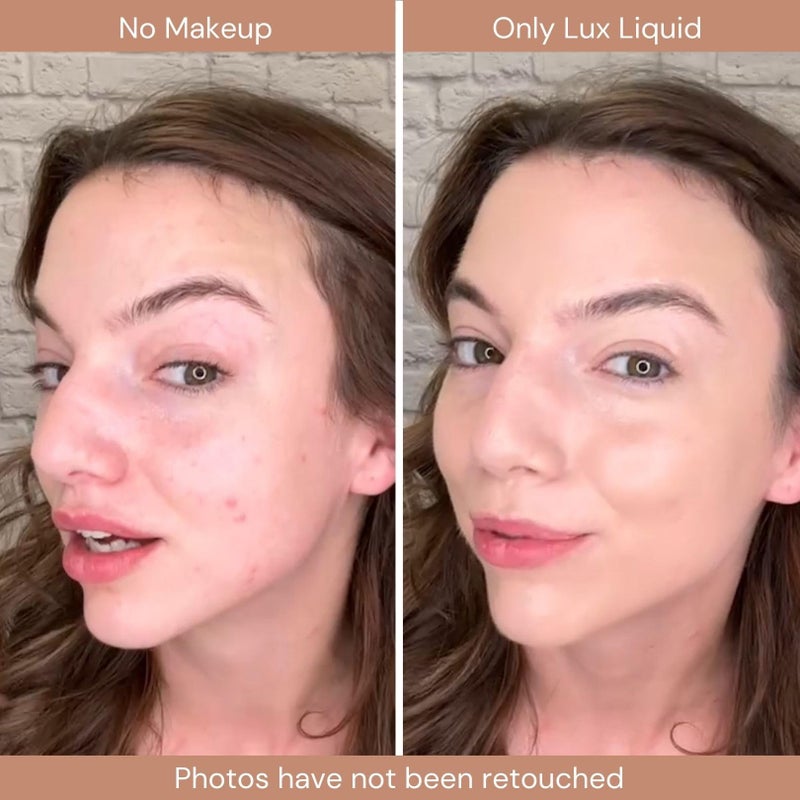 BaeBlu Organic Aloe-Based LUX Liquid Foundation, Natural Vegan Gluten-Free Made in USA, Nutmeg - Image 5